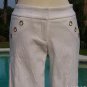 Cache $98 TEXTURED CROP CAPRI GROMMIT POCKET Pant NWT 0/2/4/10/12 XS/S/L