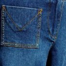 Cache $128 DENIM CROP GAUCHO Jean Pant NWT 4/6/8 S/M SWAROVSKI Crystal Trim