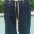Cache  $128 RHINESTONE GROMMET AT WAIST +REMOVABLE BELT Jean Pant NWT 0/2/4 CROP