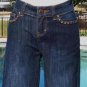 Cache $98 STRETCH NAIL HEAD STUD STRAIGHT LEG Jean Pant NWT 0/2/4/6/8 DENIM
