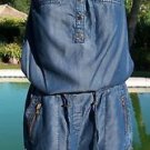 Cache $148 ROMPER NWT XS/S/M/L/XL STRETCH SELF-BELT REMOVABLE STRAPS ZIP POCKET Cache $148 ROMPER NWT XS/S/M/L/XL STRETCH SELF-BELT REMOVABLE STRAPS ZIP POCKET