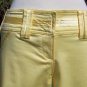 Cache $88 YELLOW  SELF-BELT CROP CAPRI Pant NWT 2/4/6 S  STRETCH