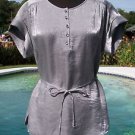 Cache $108 METALLIC RHINESTONE BUTTONS Top NWT XS/S/M/L/XL REMOVABLE SELF BELT