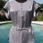 Cache $108 METALLIC RHINESTONE BUTTONS Top NWT XS/S/M/L/XL REMOVABLE SELF BELT