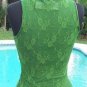 Cache $88 SHEER ILLUSION LACE BACK PEEK-A-BOO MESH FRONT CAMI Top NWT XS/S