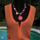 Cache $88 RHINESTONE ZIPPER PEEK-A-BOO + REMOVABLE BELT Top NWT STRETCH XS/S/M
