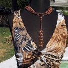 Cache $98 SHEER ILLUSION SAFARI LACE MESH CAMI Top NWT RUCHED LOVE-KNOT Cache $98 SHEER ILLUSION SAFARI LACE MESH CAMI Top NWT RUCHED LOVE-KNOT