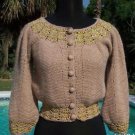 Cache LUXE $168 METALLIC CASHMERE WOOL BLEND Top NWT S/M STRETCH Cache LUXE $168 METALLIC CASHMERE WOOL BLEND Top NWT S/M STRETCH