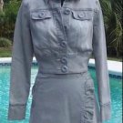 Cache $98 GRAY Denim WRAP RUCHED Skirt NWT 0/2/4/6/8/10/12 STRETCH WEAR ALL YEAR Cache $98 GRAY Denim WRAP RUCHED Skirt NWT 0/2/4/6/8/10/12 STRETCH WEAR ALL YEAR