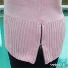 Cache $98 SIDE ZIPPERS RIB KNIT TURTLE NECK Top NWT M/L/XL STRETCH COTTON BLEND