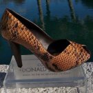 Donald Pliner $400 COUTURE PYTHON LEATHER Shoe Pump NIB PEEP-TOE PLATFORM 6 10 Donald Pliner $400 COUTURE PYTHON LEATHER Shoe Pump NIB PEEP-TOE PLATFORM 6 10
