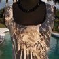 CACHE $$$ SOFT & SEXY YUMMY SAFARI PRINT TEXTURED LAYERS SEXY PATTERN & TEXT