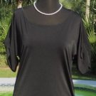 Cache $88 RUCHED SIDE TIE STRETCH SILK POLY Top NWT Tunic Stretch XS/S/M Cache $88 RUCHED SIDE TIE STRETCH SILK POLY Top NWT Tunic Stretch XS/S/M