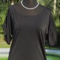 Cache $88 RUCHED SIDE TIE STRETCH SILK POLY Top NWT Tunic Stretch XS/S/M
