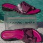 Donald Pliner $275 COUTURE PYTHON LEATHER Shoe NIB 6.5 TOE RING SANDAL FLAT