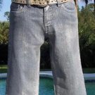 Cache $98 SILVER COATED DENIM SHORT Pant NWT STRETCH BERMUDA CITY WALKING XS/S/M Cache $98 SILVER COATED DENIM SHORT Pant NWT STRETCH BERMUDA CITY WALKING XS/S/M