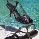 BCBG MAXAZRIA $195 PEWTER METALIC LIZARD LEATHER Shoe NIB 7.5 STRAPPY SANDAL BCBG MAXAZRIA $195 PEWTER METALIC LIZARD LEATHER Shoe NIB 7.5 STRAPPY SANDAL
