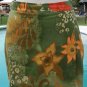 Cache $68 STRETCH SHORT SKORT WRAP SKIRT EUC 2/4 XS/S TROPICAL PRINT