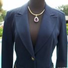 Cache $178 NAVY BLUE Top JACKET NWT 0/2/4 XS/S LINED CLASSIC BLAZER ZIPPERS Cache $178 NAVY BLUE Top JACKET NWT 0/2/4 XS/S LINED CLASSIC BLAZER ZIPPERS