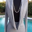 Cache $98 SILK BLEND OVER SIZE COLLAR Top NWT S/M/L Tunic Banded Bottom Cache $98 SILK BLEND OVER SIZE COLLAR Top NWT S/M/L Tunic Banded Bottom