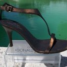 Donald Pliner $255 COUTURE METALLIC LEATHER Shoe NIB T-STRAP SANDAL NANY 10 Donald Pliner $255 COUTURE METALLIC LEATHER Shoe NIB T-STRAP SANDAL NANY 10