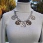 Cache $98 SILVER METALLIC STRETCH Turtle Neck Top NWT XS/S YUMMY SOFT
