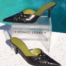 Donald Pliner $240 COUTURE LEATHER MULE Shoe NIB  7.5 PEEK-A-BOO CUT-OUTS