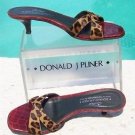 Donald Pliner $255 COUTURE CONGO HAIR CALF GATOR LEATHER Shoe NIB 6.5 SLIDE