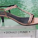 Donald Pliner COUTURE $325 METALLIC LEATHER Shoe NIB 8.5 T ANKLE STRAP SANDAL Donald Pliner COUTURE $325 METALLIC LEATHER Shoe NIB 8.5 T ANKLE STRAP SANDAL