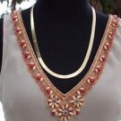 Cache $128 PLUNGING DOUBLE V NECK SILK BEAD EMBELLISHED Top NWT XS/S/M Lined Cache $128 PLUNGING DOUBLE V NECK SILK BEAD EMBELLISHED Top NWT XS/S/M Lined