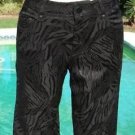 Cache $158 LUXE TEXTURED BLACK BROCADE JEAN Pant NWT 0/2 XS DRESS UP OR DOWN Cache $158 LUXE TEXTURED BLACK BROCADE JEAN Pant NWT 0/2 XS DRESS UP OR DOWN
