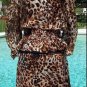 Cache Luxe 100% Silk Lot 2 pcs Cami Top New M/L Animal Print Event $148 NWT
