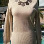Cache Metallic Rhinestone Peek-A-Boo Sleeve Top New Size Size M Stretch $118 NWT