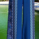 Cache Pant New 0/2/4 XS/S Elastic Waist Self Belt Status Print Stretch $108 NWT Cache Pant New 0/2/4 XS/S Elastic Waist Self Belt Status Print Stretch $108 NWT