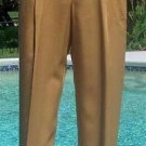 Ellen Tracy Linda Allard Camel Color 100% Rayon Dress Pant New Size 4/6 S $195