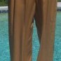 Ellen Tracy Linda Allard Camel Color 100% Rayon Dress Pant New Size 4/6 S $195
