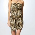 Cache Animal Metalic Kissed Event Dress New Metal Rhinestone Rings XS/S/M/L $158 Cache Animal Metalic Kissed Event Dress New Metal Rhinestone Rings XS/S/M/L $158