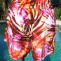 Cache Short Skort Wrap Skirt XS/S 0/2/4 Self Belt Tropical Palm Stretch $88 NWT