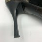 Donald Pliner Black Leather Suede Tortoise Patent Tall Boot Shoe Side Zip 8.5