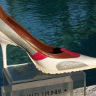 Donald Pliner Couture Laser Leather Shoe New 10.5 Non Skid Tractor Sole $295 NIB