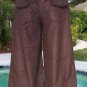 Cache Expresso Brown Velvet Cord Crop Gaucho Pant New Sz XS/S 0/2/4 $98 NWT