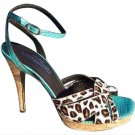 Donald Pliner Couture Kogi Leather Cork Shoe New Size 10 Ankle Strap $295 NIB
