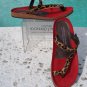 Donald Pliner Couture Suede Leather Shoe Sandal New Chunky Stones 6.5 $295 NIB