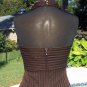 Cache Ruched Ottoman Beaded Halter Top Lined Brown XS/S/M/L Event Club $138 NWT