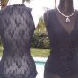 Cache Sheer Illusion Lace Back Peek A Boo Mesh Front Cami Top New Sz XS/S/M $88