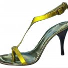 Donald Pliner Couture Cactus Metallic Leather Shoe New T-STRAP 6 9.5 11 $255 Donald Pliner Couture Cactus Metallic Leather Shoe New T-STRAP 6 9.5 11 $255