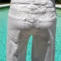 Cache Metallic Tattoo Embroidery Jean Pant New Size 0/2 XS Crop Stretch $98 NWT