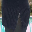 Cache Side Zippers Rib Knit Turtle Neck Top NWT Cotton Silk Blend Stretch $98 Cache Side Zippers Rib Knit Turtle Neck Top NWT Cotton Silk Blend Stretch $98