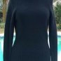 Cache Side Zippers Rib Knit Turtle Neck Top NWT Cotton Silk Blend Stretch $98