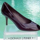 Donald Pliner Couture Brown Patent Leather Shoe New Peep Toe Flex Sole $250 NIB Donald Pliner Couture Brown Patent Leather Shoe New Peep Toe Flex Sole $250 NIB